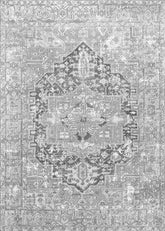 Grey Vintage Area Rug